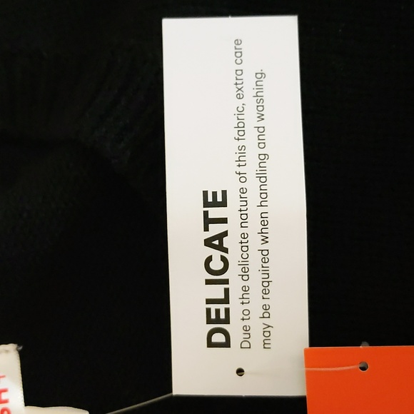 Joe Fresh| NWT Black Silver Striped Sweater With Sparkly Sequined Effect - Picture 11 of 16